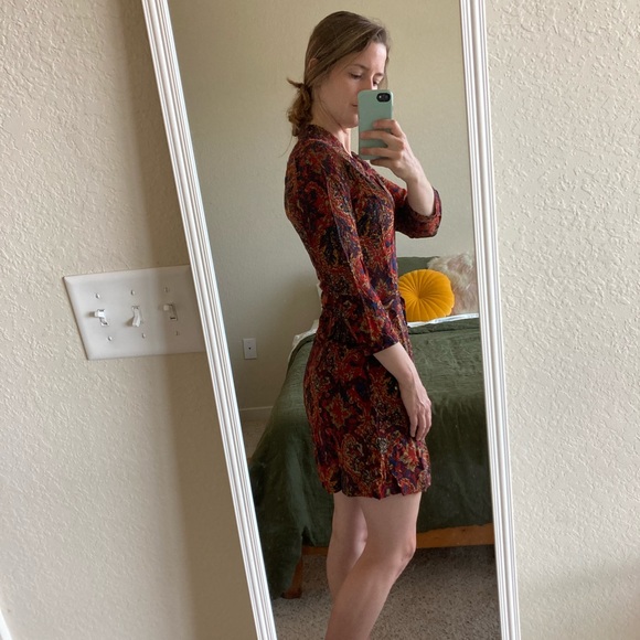 Lucky Brand XS patterned linen dress - Picture 6 of 7